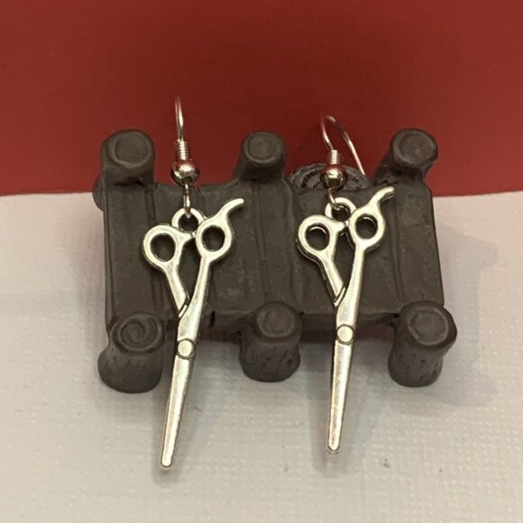Scissor Earring, Hair Stylist Jewelry, Scissor Jewelry, Sewing Earring, Gift - Picture 3 of 6